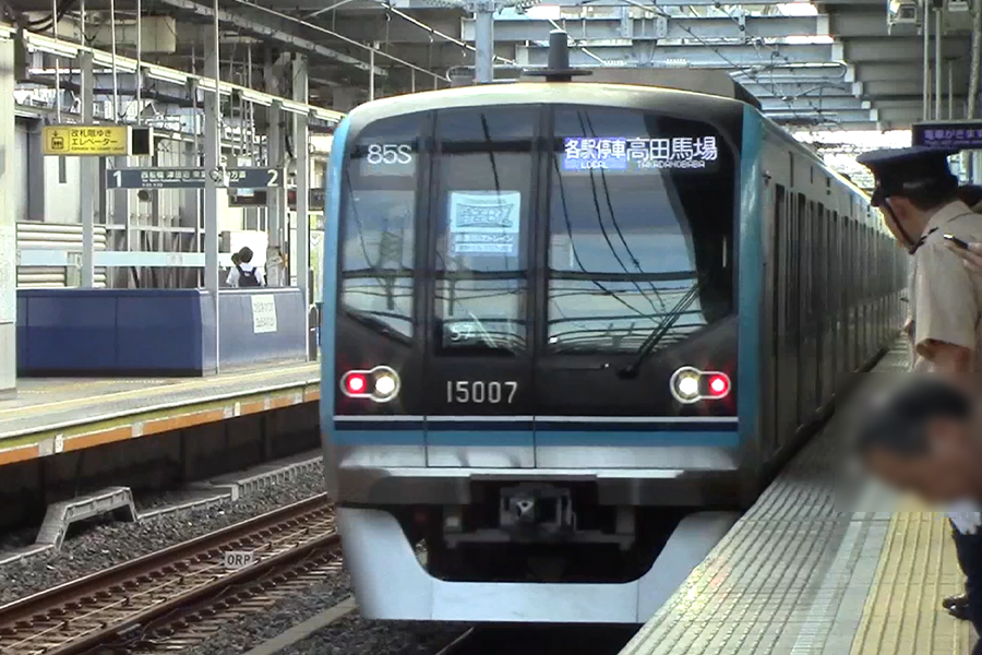2018年夏の運行（各駅停車高田馬場行き）